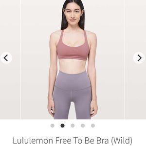 Lululemon free to be wild bra